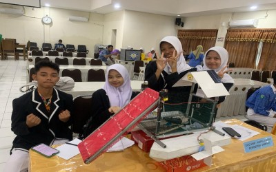 SELAMAT ATAS PRESTASI JUARA TERBAIK 1 GELAR CIPTA INOVASI TEKNOLOGI TEPAT GUNA KATEGORI SMA KABUPATEN BOJONEGORO 2025
